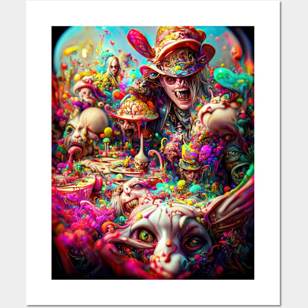 Fear And Loathing In Wonderland #56 Wall Art by aetherialdnb